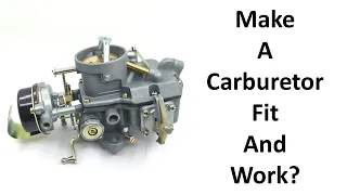 Making a Carburetor Fit - Autolite 1100 on a Ford Inline 6 240ci