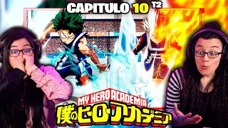 BOKU NO HERO "DEKU VS TODOROKI"😎 por PRIMERA VEZ😱CAPITULO 10 T2😍 REACCIÓN