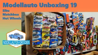 Unboxing Video No.19 Modellauto Konvolut gekauft Siku, Matchbox, Hot Wheels usw. [Falk Seltmann]