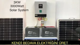 NO PAYMENTS FOR ELECTRICITY, FREE ELECTRICITY WITH SOLAR ENERGY SYSTEM