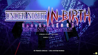 Under Night In-Birth Exe:Late [st] (Arcade) 【Longplay】