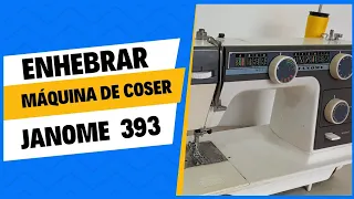 Cómo enhebrar | Máquina de coser JANOME Modelo 393