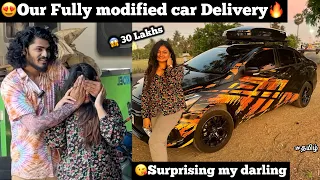 😍Our Fully Modified Car delivery🔥|😘Surprising my  darling | TTF | Suzuki Ciaz |😈TTF Modification |