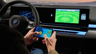 The new BMW 5 Series has multi player gaming features