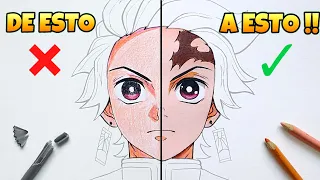 COMO COLOREAR LA PIEL DE ANIME CON COLORES ESCOLARES | Gamo Art