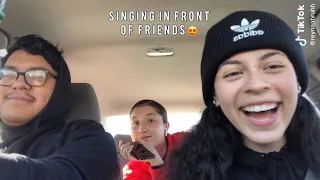 Singing in front of friends and family priceless reactions