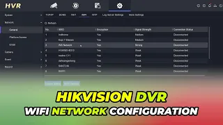 How To Connect Wifi To Hikvision DVR | Hikvision DVR Wifi Network Configuration