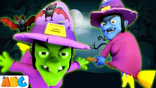Three Little Witches & Vampire : Best Spooky Songs for Kids | All Babies Channel