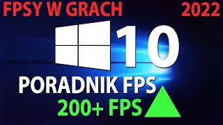 JAK ZWIĘKSZYĆ FPS W GRACH 2022! JAK MIEĆ WIĘCEJ FPS W GRACH