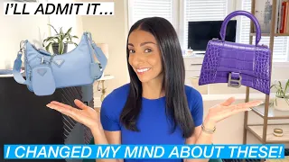 LUXURY HANDBAGS I CHANGED MY MIND ABOUT! FT. DIOR, CHANEL, SAINT LAURENT, BALENCIAGA, & PRADA