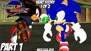 Sonic Adventure 2 Battle Gameplay Walkthrough Part 1 - Hero Story