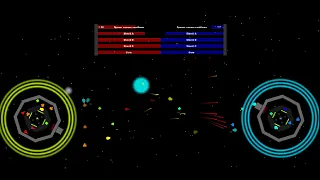 Marble race - Space war in Algodoo