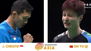 SF MS : SHI Yu Qi [CHN] vs Jonatan CHRISTIE [INA] Badminton Asia Individual Championships 2024