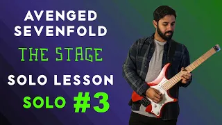 Avenged Sevenfold - The Stage Solo #3 Guitar lesson + TAB