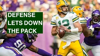 Defense Wastes Magnificent Rodgers Performance (Packers vs Vikings reactions)