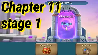 Lords mobile vergeway chapter 11 stage 1