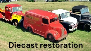 dinky toys trojan van diecast restoration