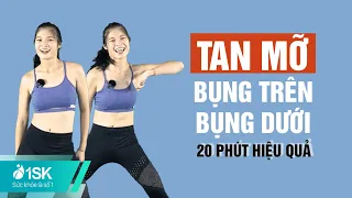 [Aerobic] 20 phút GIẢM MỠ BỤNG TRÊN DƯỚI TẠI NHÀ hiệu quả - HLV Thảo Trương - Bài 1