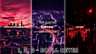 1, 2, 3 (hola) - Sofia Reyes Whatsapp Status || Aesthetic Status || Lyrical Status || #shorts