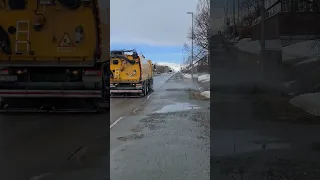 Spring Cleaning A Road In Norway