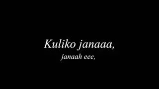 Sauti Sol_Kuliko Jana (Official Lyrics Video_Cover by Valle Wele)