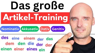 🛑 Das große Artikel-Training | 90% fallen hier durch 🛑