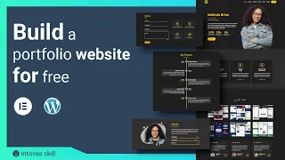 How to create a personal portfolio website in 1 hour - Full tutorial