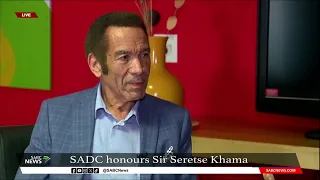 SADC honours late former Botswana President Sir Seretse Khama