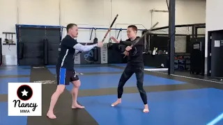 Rose Namajunas training 2021 | UFC 261 | Rose vs Zhang | Escrima Flow | NANCY MMA | UFC