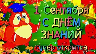 С ДНЁМ ЗНАНИЙ 2024 💐 С 1 СЕНТЯБРЯ 🍁 Прикольное Поздравление с 1 СЕНТЯБРЯ 🎓 День Знаний 1 Сентября