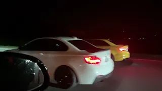 Audi S3 vs BMW 235i vs X5 50i Roll Race to Top Speed