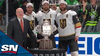 Golden Knights Presented With Clarence S. Campbell Bowl Following Game 6 Victory