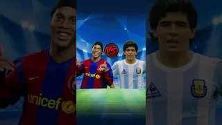 Ronaldinho VS Attackers 😈(Ronaldo, Messi, Neymar, Pele, Maradona)🐐💥