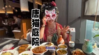 #电影长安三万里 #唐猫庭院 #fun肆嗨游一夏 #国风当下的唐宫夜宴~美食，生活分享【西安钱朵朵】