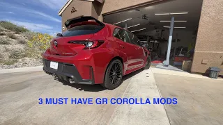 3 Must Have GR Corolla Mods!