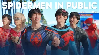 7 Asian Spiderman In PUBLIC