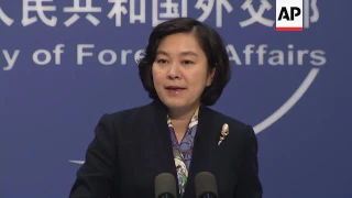 Chinese foreign ministry briefing