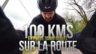 Rouler sur la route en pneu gravel ? Possible ?!