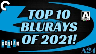 TOP 10 BLURAY HD RELEASES OF 2021! | Arrow Video, Scream Factory, Criterion, And More!