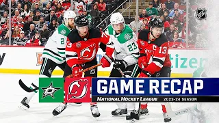 Stars @ Devils 1/20 | NHL Highlights 2024