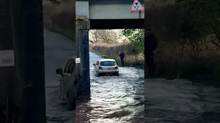 Peugeot Vs FLOODED Railway Bridge