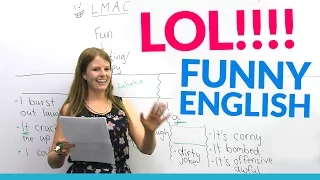 LOL!! Learn English vocabulary about JOKES: hilarious, dirty joke, LMAO...