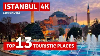 Top Of Tourist Places In Istanbul 2022 Walking Tour|4k UHD 60fps