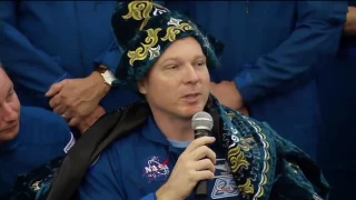 International Space Station Expedition 43 Crew Receives Warm Welcome in Kazakhstan and Russia