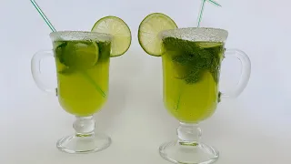 Как приготовить Мохито! Освежающий коктейль - лимонад!