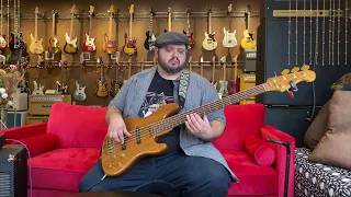 Fender "Victor Bailey Signature" 5 String Jazz Bass in a Tan Finish - 60th Anniversary