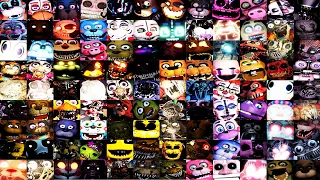 All FNAF Jumpscares In 11 Minutes 2014 - 2024! FNAF 1, 2, 3, 4, SL, PS, UCN, HW, AR, SB, Ruin, HW2