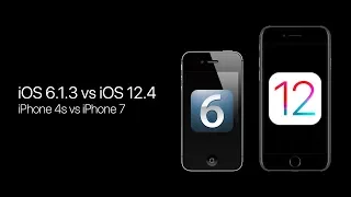 iPhone 4s iOS 6.1.3 vs iPhone 7 iOS 12.4 — Speed Test