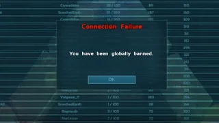 Banned For Attacking Snail Games Arks Publisher On Official Servers...Ark Is Corrupted