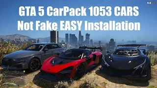 GTA 5 CarPack 1053 CARS Not Fake Легкая Установка